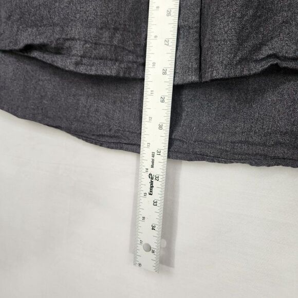 Knightsbridge Button Down Mens Long Sleeve Shirt  2X Dark Charcoal Gray Soft - Picture 4 of 6